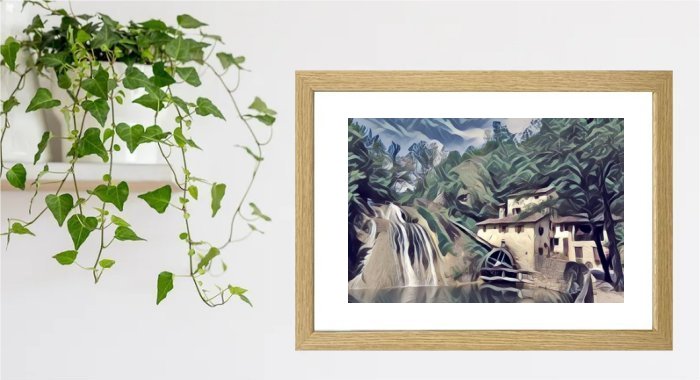 Framed Watermill Art prints
